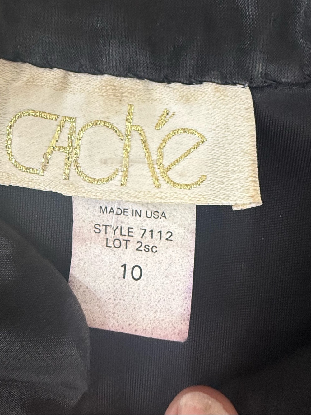 1990’s Sleeveless Black Velvet Long Duster with Gold Leaf Motif - Picture 5 of 8